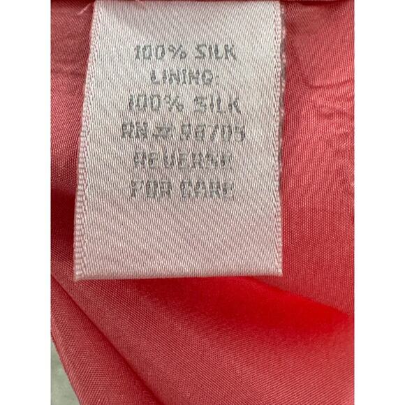 Rebecca Taylor Silk Pink 100% Silk Midi Babydoll Spaghetti Strap Dress 90s Y2k 6 - Picture 10 of 11